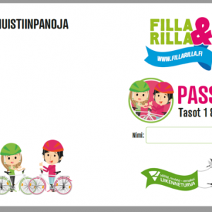 Filla & Rilla -passi 1 ja 2 tasoille