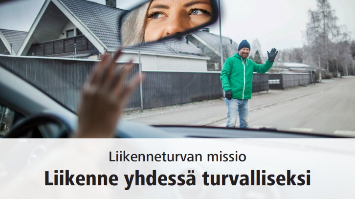 Liikenneturvan missio: liikenne yhdessä turvalliseksi