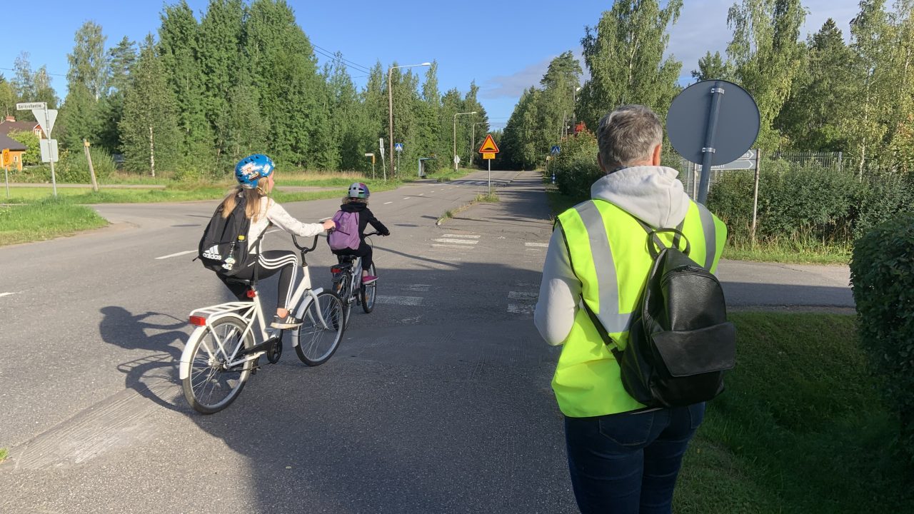 Kuva viime vuoden Kouvolan tempauksesta. Kuva Tarja Korhonen/Liikenneturva.