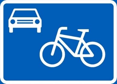 Pyöräkadun liikennemerkki