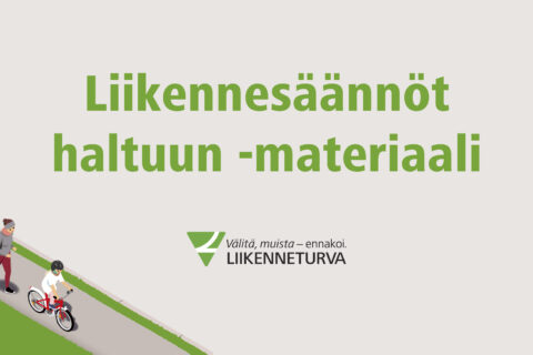 Liikennesäännöt haltuun -materiaalin kansikuva