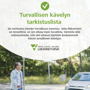Turvallisen kävelyn tarkastuslista